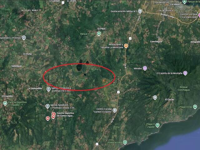 #217 - Terrenos y Urbanizaciones para Venta en Meanguera del Golfo - La Unión